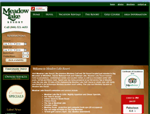 Tablet Screenshot of meadowlake.com