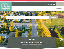 Tablet Screenshot of meadowlake.ca